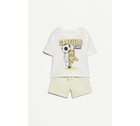 Set Garfield ©Nickelodeon camiseta y bermuda BLANCO 12-18 meses