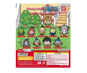 Set gashapon lote 40 articulos one piece x tamagotchi special rubber m