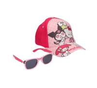Set gorra y gafas de sol Hello Kitty para niños y niñas - Set gorra y gafas de sol con licencia oficial para verano, playa y uso diario