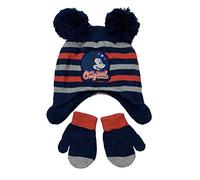 Set Gorra y Guantes Invierno Disney Mickey Mouse Orejeras Niño 3395, azul marino, 50