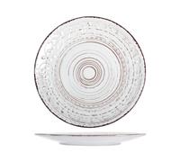 Set H&h New Courtyard 6 Platos Pisos Blancos CM 27,5