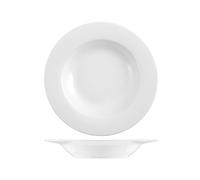 Set H&H Nuevo 12 Platos Fondos, Nueva Porcelana De Hueso, 21cm