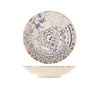 Set H&H Nuevo Alyssa 12 Platos Fondos, En Gres, Cm22