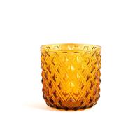 Set H&H Nuevo Murano 6 Vasos, Vidrio, Ámbar, Cl30
