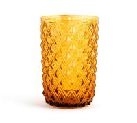 Set H&H Nuevo Murano 6 Vasos, Vidrio, Ámbar, Cl46