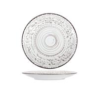 Set H&H Nuevo Patio 6 Platos De Fruta Blancos Cm 21