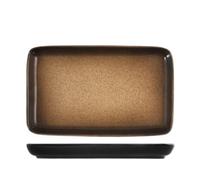 Set H&H Nuevo Sahara 6 Platos Rectangulares, En Gres, 21x13cm
