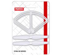 Set Hélices X8W + Estructuras Syma Blanco