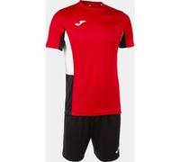 Joma Set danubio ii rojo negro blanco