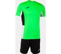 Joma Set danubio ii verde flúor negro blanco