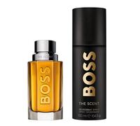 Set hugo boss: the scent, spicy, deodorant spray, for men, 150 ml + th