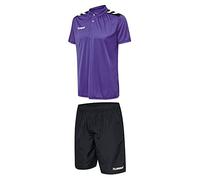 Set Hummel® Morado y Negro 100% poliéster Uni_Kids Talla 10