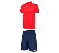 Set Hummel® Rojo y Azul Marino 100% poliéster Uni_Kids Talla 4
