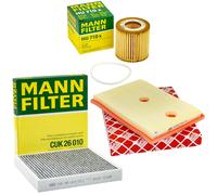 Set Inspección Febi Bilstein: Filtro Aceite, Aire y Cabina para Seat Toledo IV