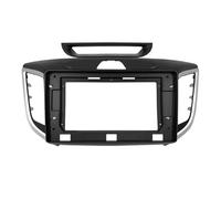Set Instalación Radio Coche Fascia Radio Coche 9/10 Pulgadas para Hyundai para IX25 para Creta 2015-2019 Reproductor Panel Vídeo Tablero Audio, Marco 2Din Kit Montaje