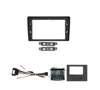 Set Instalación Radio Coche para VW para Touareg 2002-2010 9 Pulgadas Instalación De Montaje En Tablero Coche Doble DIN DVD Marco Kit Ajuste Panel Salpicadero