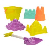 Set juguetes de playa con cubo Color Beach