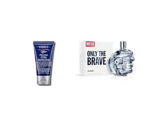 Set Kiehl's Facial Fuel Energizing Moisture Gel Hidratante 75 ml y Diesel Only The Brave Eau de Toilette Vaporizador Hombre