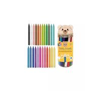 Set lápices de colores Teddy Friends + sacapuntas - Legami - Diversión y color con forma de osito