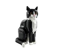 Set LEGO Gato Blanco y Negro Icons 21349 Personalizable Colección Adultos