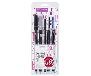 set lettering de caligrafia modelo beginner tombow ls-beg