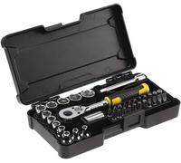 STANLEY FATMAX Grapadora 6 en 1, Compacta, Fácil Carga de Grapas, Cuerpo de Abs Reforzado, Intensidad Variable, Mango de Agarre Suave, Acepta 6 Tamaños de Grapa -FMHT6-70868