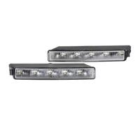 Set Luces Diurnas LED 12 V 8 W HELLA para HYMER/LAIKA glasklar 2PT010043-801