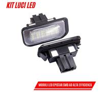 Set Luces Matrícula Para LED Compatible Con Mercedes Clase C Sedán W203