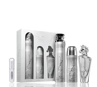 Set Maahir Legacy 3 Piezas - Perfume 100ml + Desodorante 200ml + Ambientador 300ml | Aroma Elegante y Duradero + Regalo Atomizador Recargable Drikanbest 5ml