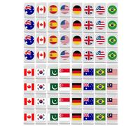 Set Mahjong Tile - Flag National Mahjong | Juego De Juego A Juego Portátil, Juego De Cartas De Baldosas Coloridas Con Banderas De Campo, Juego De Baldosas , Juego Divertido Para Niños Family Pi