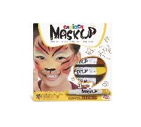 CARIOCA - Maquillaje Infantil Animales, Pintacaras en Barra Lavable, 3 Uds