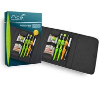 Set Marcadores Para Carpinteros Montadores Pica Master-set 55010 Negro 7 Piezas