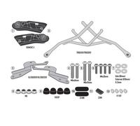 Set Marcos Lateral A Cierre Rápido, GIVI TR2156 para Bolsas Suave, Yamaha M
