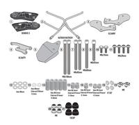 Set Marcos Lateral A Cierre Rápido GIVI TR7708 para Bolsas Suave, KTM 890 D