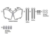 Set Marcos Lateral, GIVI tmt9053 para Bolsas mt501, Royal Enfield Meteor 350