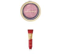 Set Max Factor Creme Puff Blush Alluring Rose 25 + Miracle Pure Lip Enhancer Sweet Cherry 030 - Mejillas y Labios Radiantes