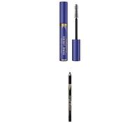 Set Max Factor Divine Lashes 24H Waterproof + Masterpiece Wow Liner 300 Midnight Black - Pestañas y Delineado Impactante, Fórmula Vegana