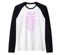 Set Me As A Seal On Your Heart Canción De Cantares 8:6 Biblia Dios Camiseta Manga Raglan