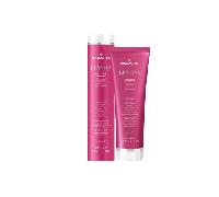 Set Medavita Luxviva: Champú y acondicionador post color para cabello teñido y tratado