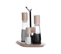 Set Menage Bugatti Trattoria Acero inoxidable Madera 78-150F1L Fresno blanqueado