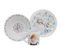 Set vajilla infantil de plato, cuenco y taza de cerámica en caja de regalo de Frozen