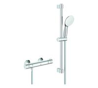 Set mezclador termostático de ducha Grohe Grohtherm 800, incl. set de barra de ducha Tempesta 600mm, 34565002