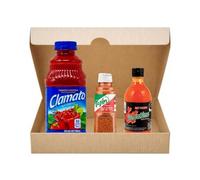 Set Michelada - Clamato 950 ml, Tajín 142 gr y Valentina salsa muy picante 370 ml