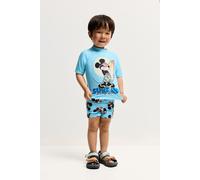 Set Mickey Mouse ©Disney bañador y camiseta de baño AZUL MEDIO 3-4 años