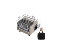 (Set) Mini estufa de calefacción para exteriores, para picnic, camping, estufa de calefacción para interiores,