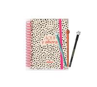 Set Mr. Wonderful - Agenda Anual Office 2026 Vista Diaria + Bolígrafo Bobo Borrable - Aquí y ahora + Mr. Wonderful - Set de 3 bolis Borrables Bo-Bo - Baloncesto, Futbol y Cohete