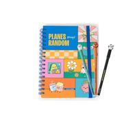 Set Mr. Wonderful - Agenda Anual Wonder 2026 Vista Semanal + Bolígrafo Bobo Borrable - Planes random + Mr. Wonderful - Set de 3 bolis Borrables Bo-Bo - Baloncesto, Futbol y Cohete