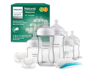 Set nascita biberon in vetro naturale - PHILIPS AVENT - Kit neonato - 240 ml - Misto