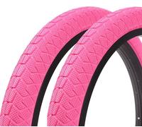 Set neumáticos BMX KENDA 20 pulgadas 1,95 rosa alambre Park Street 2