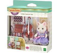 Set Niña Gato Con Violonchelo Serie Concierto Sylvanian Families EPOCH 6010